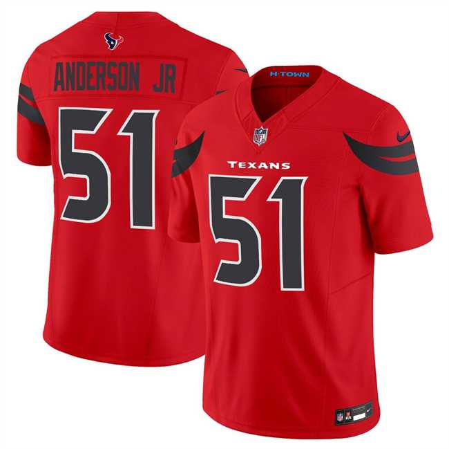 Men & Women & Youth Houston Texans #51 Will Anderson Jr. Red 2024 Alternate Vapor F.U.S.E. Limited Stitched Jersey->indianapolis colts->NFL Jersey